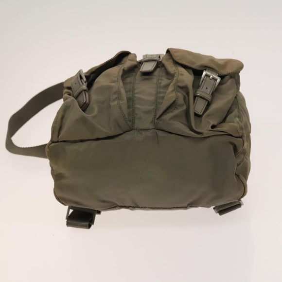 PRADA Bag Nylon 3Set Brown Pink Light blue Auth bs27237