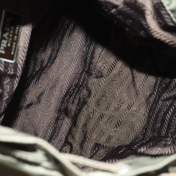 PRADA Bag Nylon 3Set Brown Pink Light blue Auth bs27237