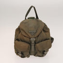 PRADA Bag Nylon 3Set Brown Pink Light blue Auth bs27237-9