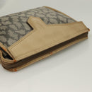 SAINT LAURENT Clutch Bag Leather PVC 4Set Black Gray beige Auth bs27239-17