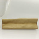 SAINT LAURENT Clutch Bag Leather PVC 4Set Black Gray beige Auth bs27239-6