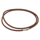 HERMES Laniere Bracelet Leather Brown Auth bs27243-1