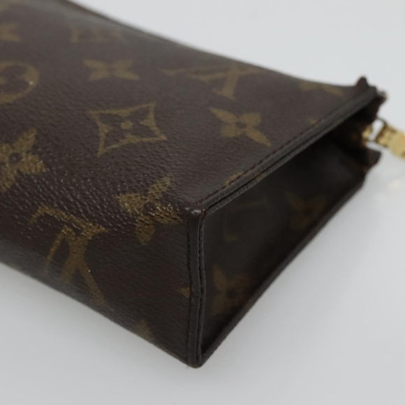 LOUIS VUITTON Monogram Poche Toilette 15 Pouch M47546 LV Auth bs27249