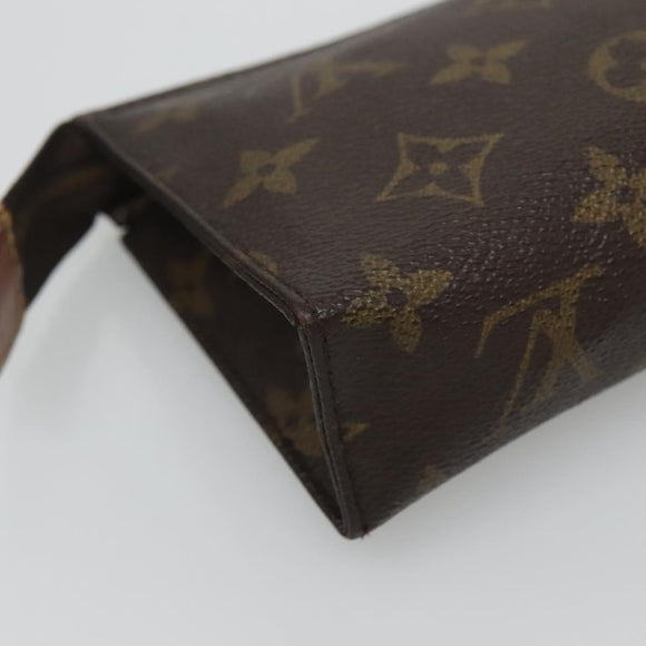 LOUIS VUITTON Monogram Poche Toilette 15 Pouch M47546 LV Auth bs27249