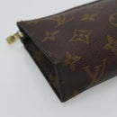 LOUIS VUITTON Monogram Poche Toilette 15 Pouch M47546 LV Auth bs27249-14