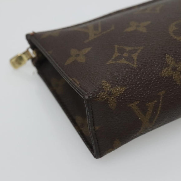 LOUIS VUITTON Monogram Poche Toilette 15 Pouch M47546 LV Auth bs27249