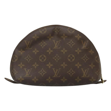 LOUIS VUITTON Monogram Trousse Demi Ronde Cosmetic Pouch M47520 LV Auth bs27251 - 0