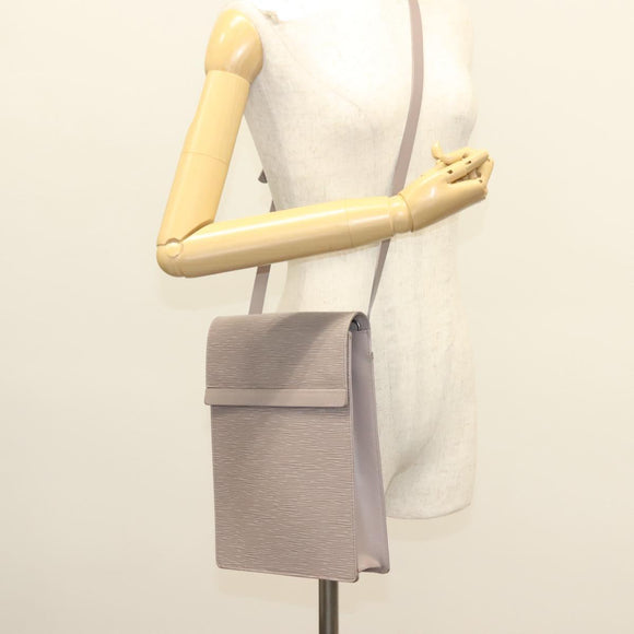 LOUIS VUITTON Epi Ramatuelle Shoulder Bag Lilac M5247C LV Auth bs27261