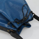 LOUIS VUITTON Epi Petit Noe Shoulder Bag Bicolor Black Blue M44152 Auth bs27264-6