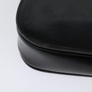 CELINE Shoulder Bag Leather Black Gold Auth bs27281-15