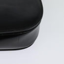 CELINE Shoulder Bag Leather Black Gold Auth bs27281-16