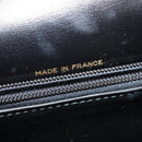 CELINE Shoulder Bag Leather Black Gold Auth bs27281-19