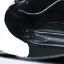 CELINE Shoulder Bag Leather Black Gold Auth bs27281-21