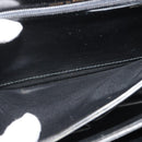 CELINE Shoulder Bag Leather Black Gold Auth bs27281-22