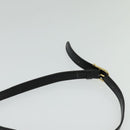 CELINE Shoulder Bag Leather Black Gold Auth bs27281-8