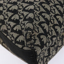 Christian Dior Trotter Canvas Shoulder Bag Navy Silver Auth bs27283-15