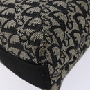 Christian Dior Trotter Canvas Shoulder Bag Navy Silver Auth bs27283-17