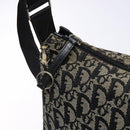Christian Dior Trotter Canvas Shoulder Bag Navy Silver Auth bs27283-9