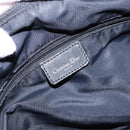 Christian Dior Trotter Canvas Shoulder Bag Navy Silver Auth bs27283-18