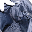 Christian Dior Trotter Canvas Shoulder Bag Navy Silver Auth bs27283-20