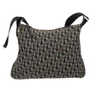 Christian Dior Trotter Canvas Shoulder Bag Navy Silver Auth bs27283-13