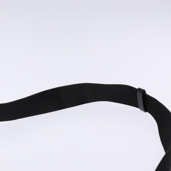 Christian Dior Trotter Canvas Shoulder Bag Navy Silver Auth bs27283