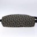 Christian Dior Trotter Canvas Shoulder Bag Navy Silver Auth bs27283-5