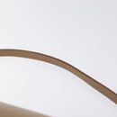 Salvatore Ferragamo Gancini Accessory Pouch Leather Beige Silver Auth bs27288-8