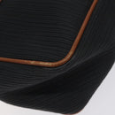 Salvatore Ferragamo Shoulder Bag Leather PVC Black Gold Auth bs27289-11