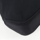 Salvatore Ferragamo Vala Shoulder Bag Nylon Black Silver Auth bs27290-14