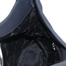 Salvatore Ferragamo Vala Shoulder Bag Nylon Black Silver Auth bs27290-18