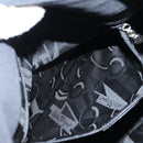 Salvatore Ferragamo Vala Shoulder Bag Nylon Black Silver Auth bs27290-20