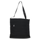 Salvatore Ferragamo Vala Shoulder Bag Canvas Black Silver Auth bs27291-1