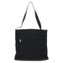 Salvatore Ferragamo Vala Shoulder Bag Canvas Black Silver Auth bs27291-13