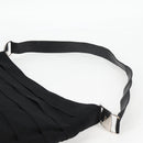 Salvatore Ferragamo Vala Shoulder Bag Canvas Black Silver Auth bs27291-14