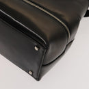 Salvatore Ferragamo Gancini Tote Bag Leather Black Silver Auth bs27292-10