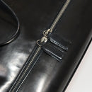 Salvatore Ferragamo Gancini Tote Bag Leather Black Silver Auth bs27292-19
