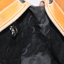Salvatore Ferragamo Gancini Tote Bag Leather Brown Silver Auth bs27293-18