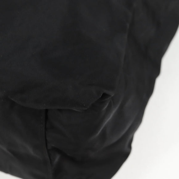 PRADA Shoulder Bag Nylon Black Silver Auth bs27299