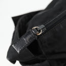 PRADA Shoulder Bag Nylon Black Silver Auth bs27299-19