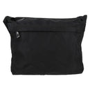 PRADA Shoulder Bag Nylon Black Silver Auth bs27299-2