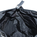 PRADA Shoulder Bag Nylon Black Silver Auth bs27299-22
