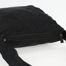 PRADA Shoulder Bag Nylon Black Silver Auth bs27299-6