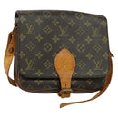LOUIS VUITTON Monogram Cartouchiere MM Shoulder Bag M51253 LV Auth bs27313-1