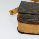 LOUIS VUITTON Monogram Cartouchiere MM Shoulder Bag M51253 LV Auth bs27313-14