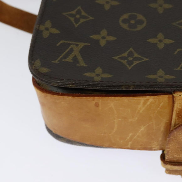 LOUIS VUITTON Monogram Cartouchiere MM Shoulder Bag M51253 LV Auth bs27313