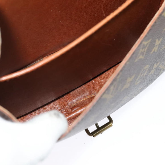 LOUIS VUITTON Monogram Cartouchiere MM Shoulder Bag M51253 LV Auth bs27313