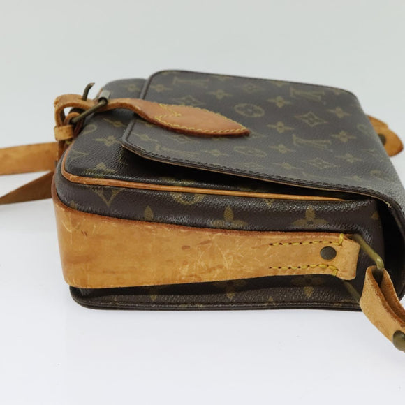 LOUIS VUITTON Monogram Cartouchiere MM Shoulder Bag M51253 LV Auth bs27313