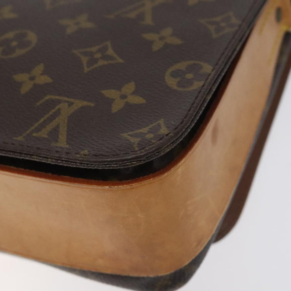 LOUIS VUITTON Monogram Cartouchiere GM Shoulder Bag M51252 LV Auth bs27318