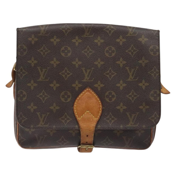 LOUIS VUITTON Monogram Cartouchiere GM Shoulder Bag M51252 LV Auth bs27318